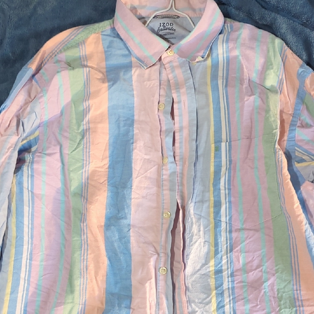 Izod Multicolor Striped Shirt